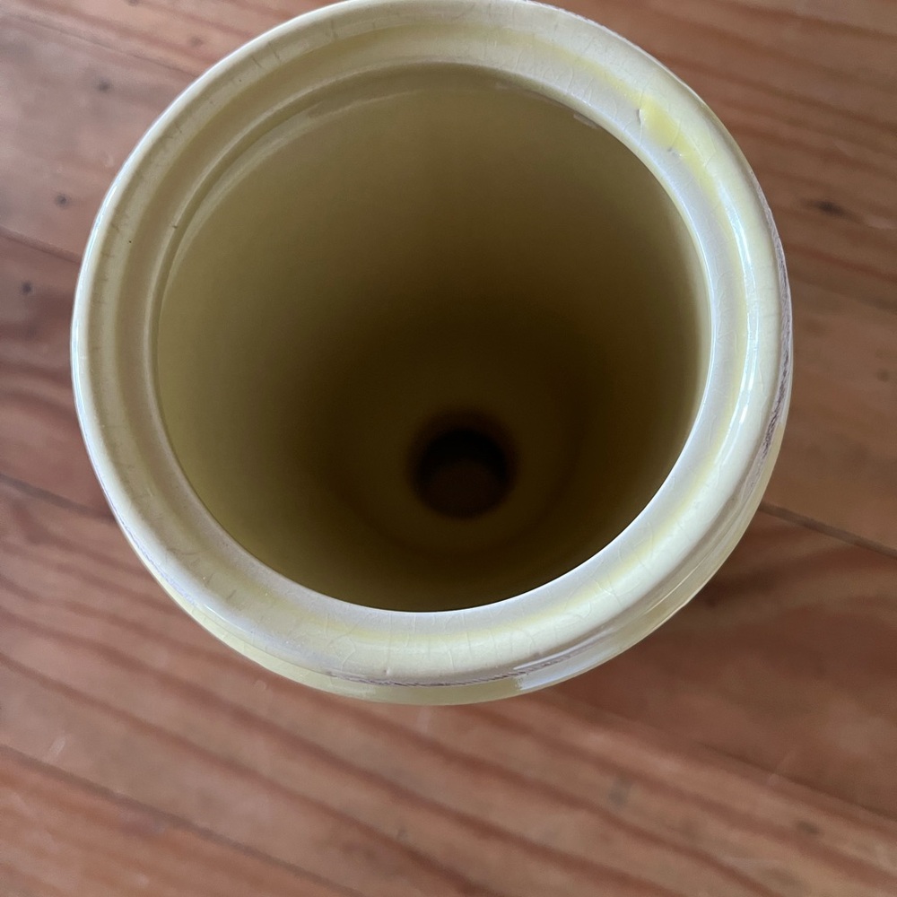 Yellow Ceramic Tea Canister - Picture 4 of 7